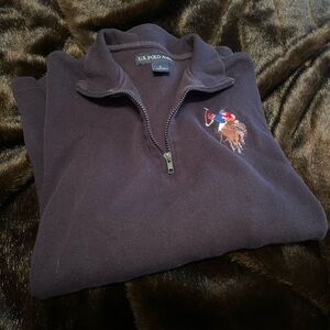 U.S. Polo Assn. Men's Dark Blue Zip-Up